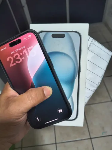 iPhone 15 256GB Novo c/ NF | Garantia Apple até 05/2027 | Impecável