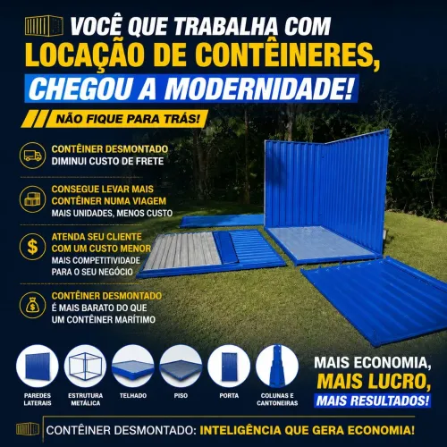 Container comecial para obras