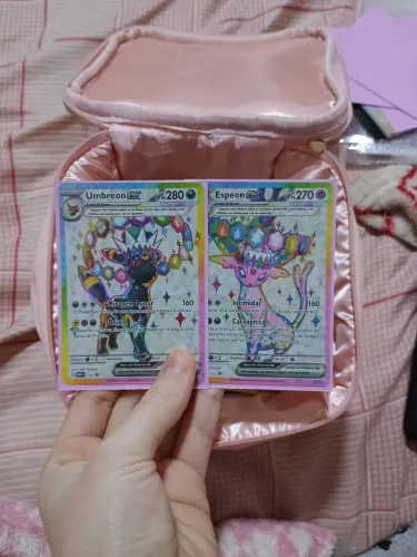 cards promocionais do umbreon e da espeon, originais Pokémon