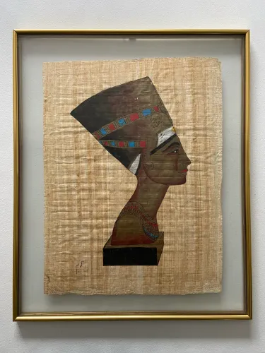 Quadro Papiro Egípcio 55x45cm