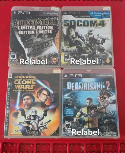 Lote de 10 jogos originais de ps3