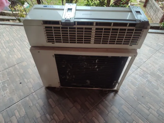 Ar condicionado 9000 Btu com motor possível queimar do motor completo.