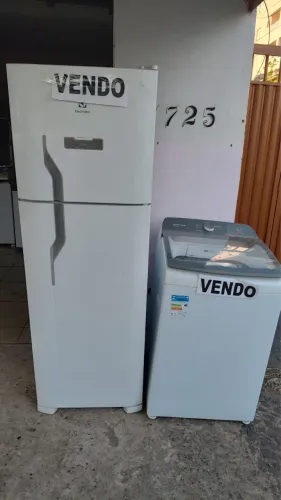 Geladeira Máquina de Lavar Freezer