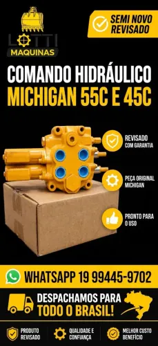 Comando hidráulico michigan 55e e 45c