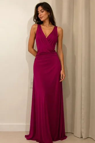 Vestido de festa fuchsia/pink da Iódice
