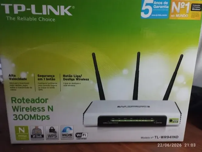 TP Link roteador 300 MBPS