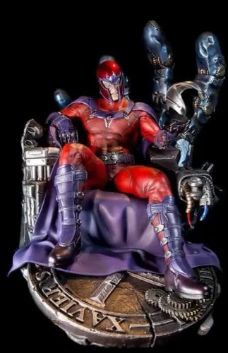 Magneto no trono XM Studios Impecável 