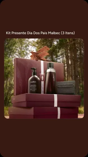 Kit Malbec Presente dia dos Pais O Boticário