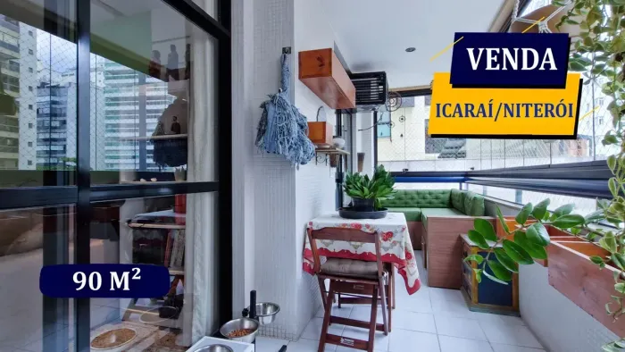 ICARAÍ NITERÓI RUA MINISTRO OTÁVIO KELLY VARANDA 2 QUARTOS 2 BANHEIROS VAGA PORTARIA 24HRS