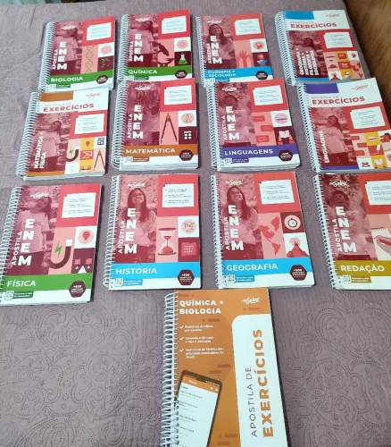 kit 13 Apostilas ENEM Completo Me Salva