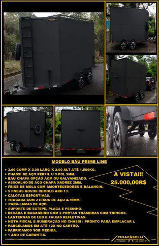 CARRETINHA BAÚ TRUCADA.