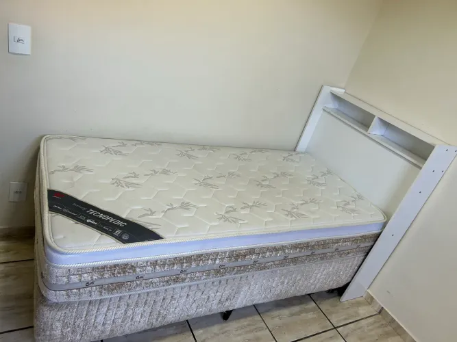 Cama Box Solteiro Castor Premium Tecnopedic