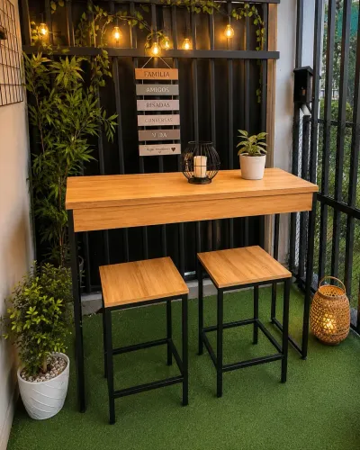 Mesa Bistrô com 2 Banquetas - Excelente estado