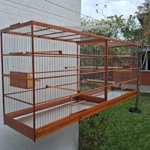 Gaiola Passeador 1.20x0.50x0.28m, malha fina. novinho.