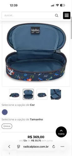 Estojo Kipling
