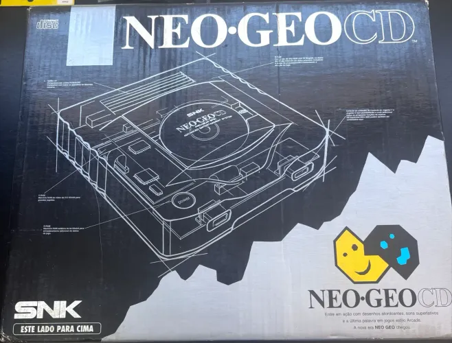 Game Neo Geo CD com 2 Controles