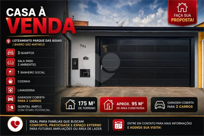 Casa com 3 quartos à venda em Vale do sol - SP
