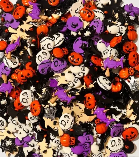 Botão Tema Halloween (pacote Com 100 Unid.)