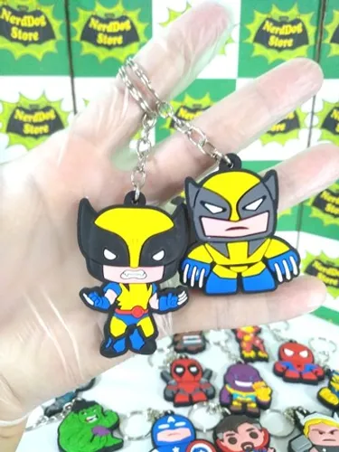 Chaveiros Wolverine - NerdDog Store Marvel X-men Logan Vingadores