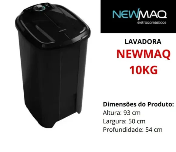 Tanquinho Newmaq 10kg Preto **novo na caixa**