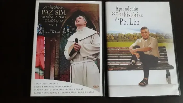 Dvds Padre Marcelo Rossi e do Padre Léo seminovos