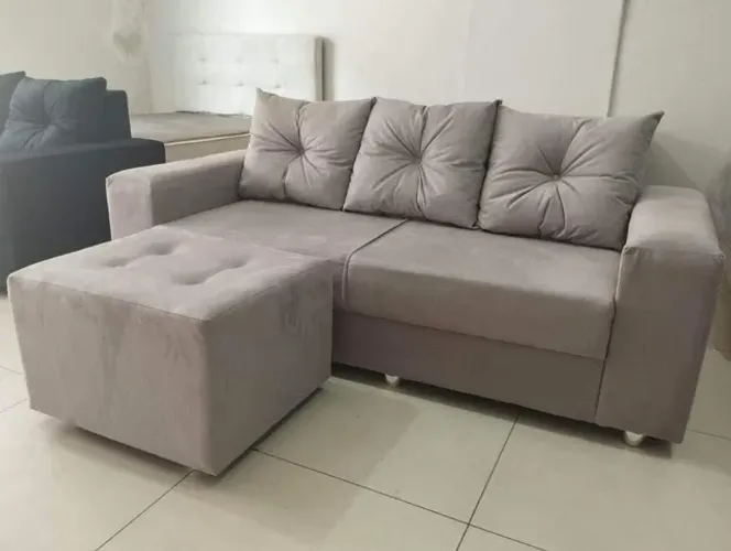 Fábrica De sofás e camas Box. Coliseu com o kit conforto