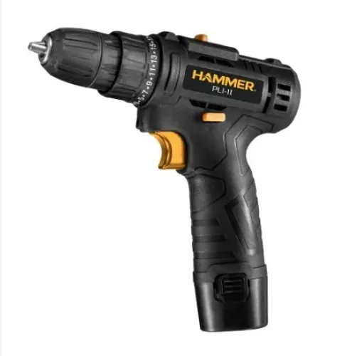 PARAFUSADEIRA 12V 1 BATERIA GYPLI11 HAMMER BIVOLT  