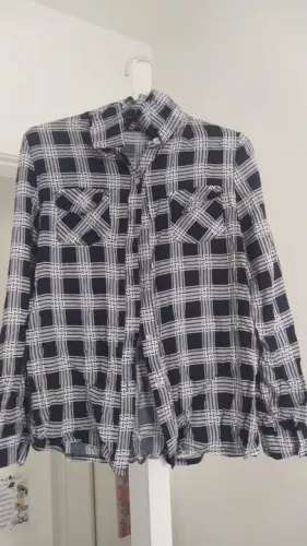 camisa xadrez - preço brechó