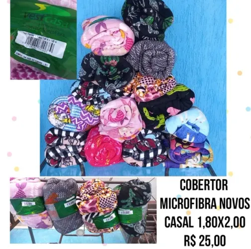 Manta casal novas lindas