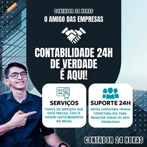 Contador 24h (MEI, ME, Imposto de Renda, Declarações...)