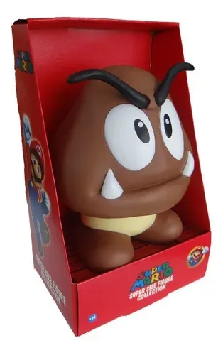 Boneco Goomba da Turma do Mario Bross Colecionável - Brinquedo Loja Coimbra Computadores 