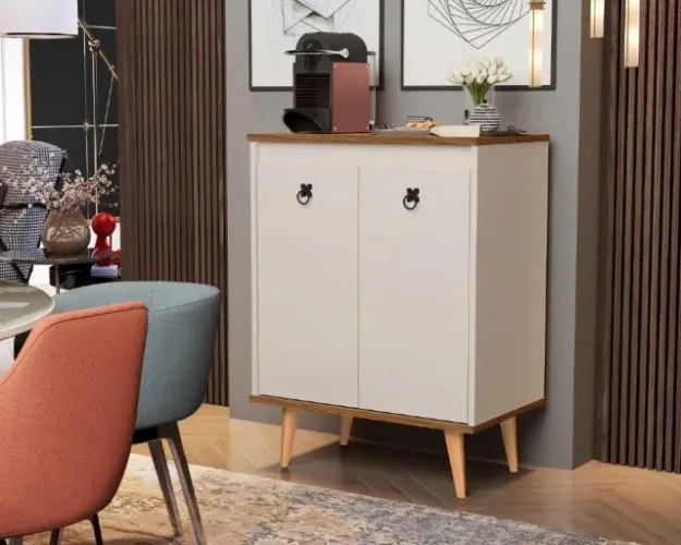 Buffet Dara Estilo Retrô 2 Portas! Frete + Montagem Grátis