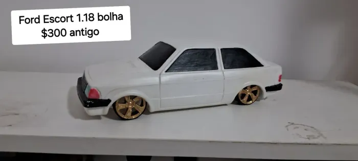 Miniaturas ford escort antigo plastico bolha