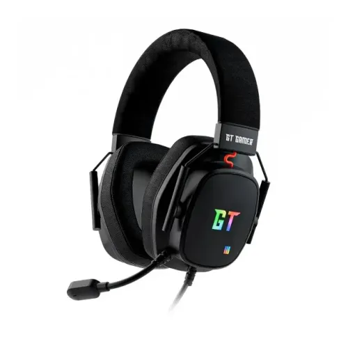 Headset Gamer GT Orion Black Led RGB Surround 7.1 USB - WZetta