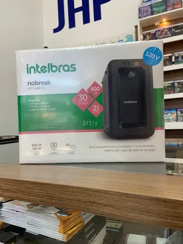 NoBreak Attiv 600V A-120V - Intelbras - Parcelamento Sem Juros - Loja Física