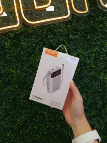 Carregador Portátil/Power Bank Turbo 20000mAh com tela Led