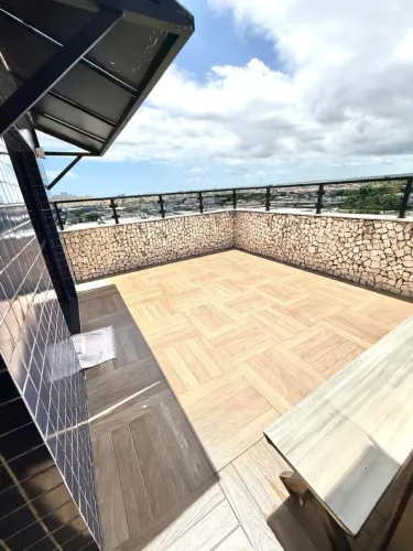 Cobertura duplex em lauro de freitas, apartamento 3/4 em lauro de freitas
