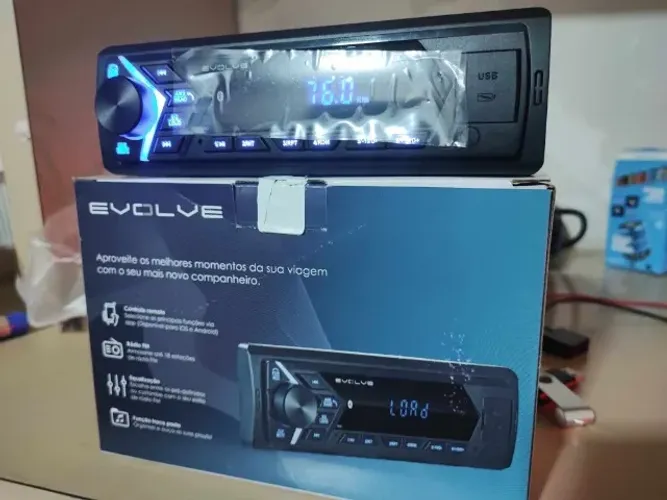 Radio Mp3 Multilaser New Trip Bluetooth,Aux,Cartão e Pen Driver