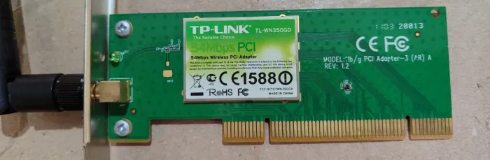 Placa De Rede Wireless Tp-link Tl-wn350gd 54 Mbps