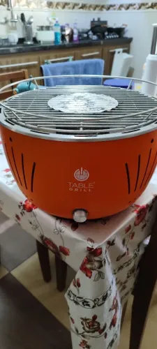 Grelha Portátil Table Grill - Laranja