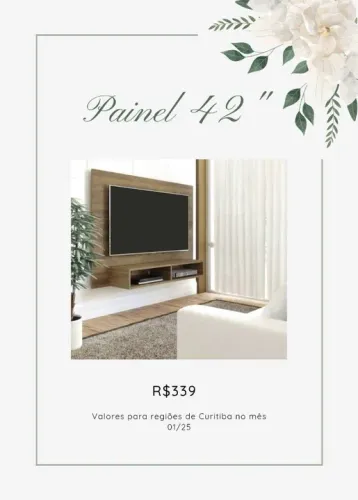 Promoção Painel Marrom 42'' - 18/01