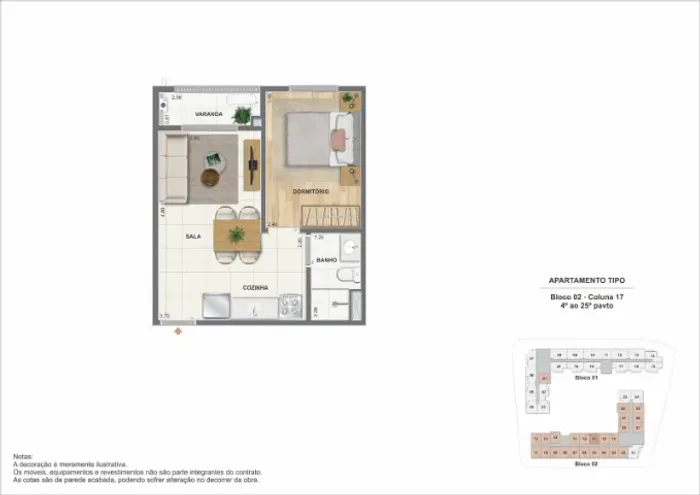 Apartamento de 1 Quarto Vista Mar no Centro de Niterói