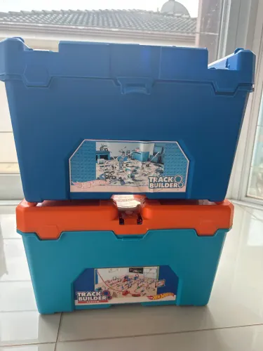 Caixas Hot Wheels Track Builder - Originais Mattel