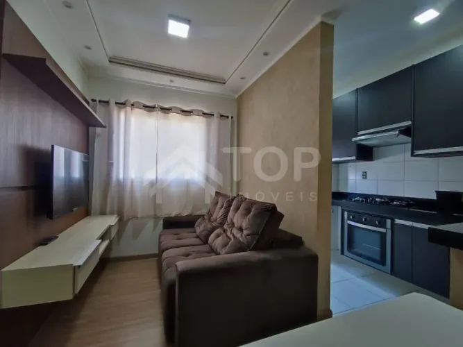 Excelente apartamento mobiliado de 2 dormitórios no Res. Manacás