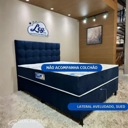 Base Box Para Colchão Casal Padrão