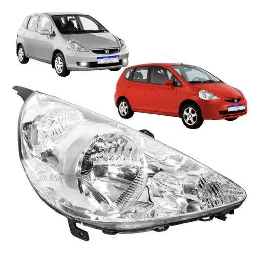Farol Honda Fit 2003 2004 2005 2006 2007 2008 Novo Ld
