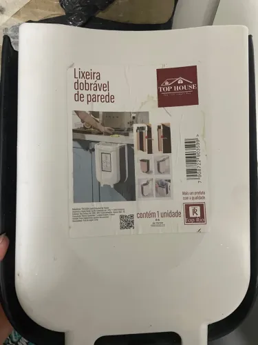 Lixeira dobrável 