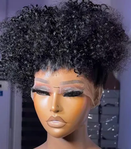 LACE FRONT  AFRO 360º CABELO HUMANO