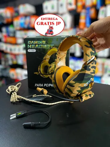 HEADSET GAMER KNUP CAMUFLADO KP-FN601