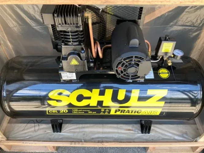 Compressor oficina Pratic Air CSL 20/150 Monofásico - Schulz